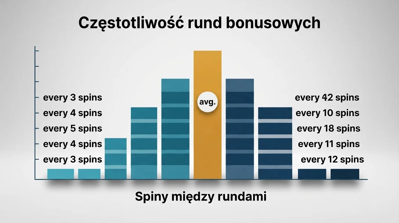 Ekran ze statystykami i historią rund koła Crazy Time